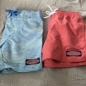 Set of 2 Vineyard Vines 4T Swim Trunks